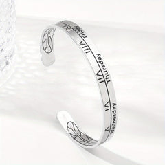 Custom Stainless Steel Bangle Bracelet