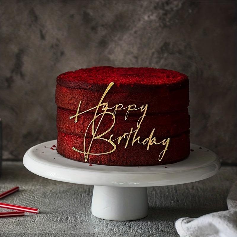 Birthday Cake Inserts for Decorating Party Cake & Dessert Table
