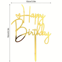 Glitter Cake Topper & Photo Booth Props Set