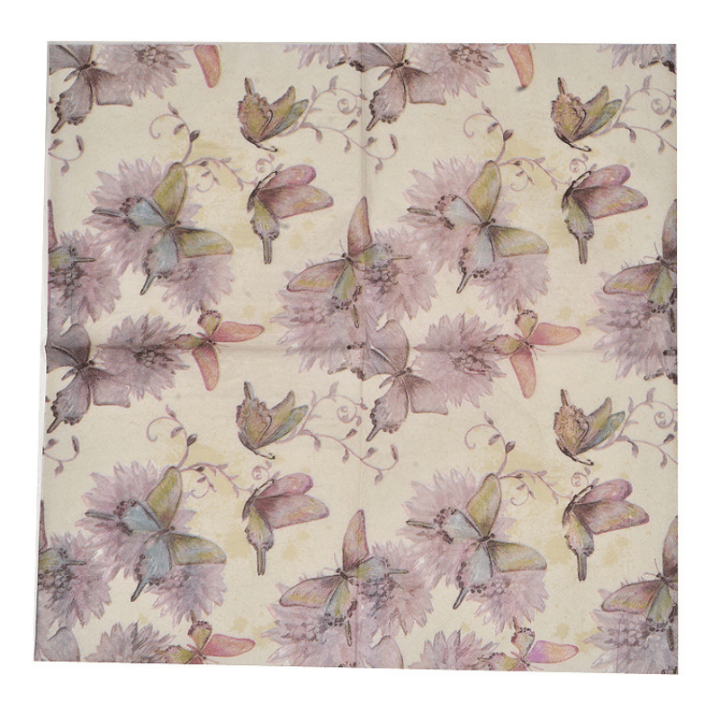 20 Piece Purple Butterfly Party Tissue Set for Events & Celebrations
