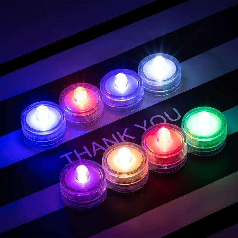 Submersible LED Lights Waterproof Tea Lights Submersible Pool Lights