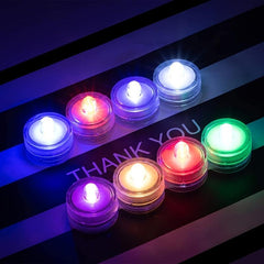 Submersible LED Lights Waterproof Tea Lights Submersible Pool Lights