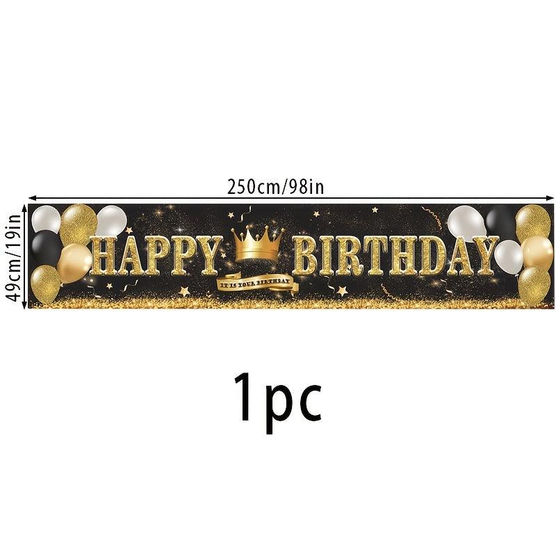 Birthday Party Banner Decoration Supply