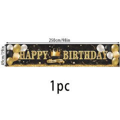 Birthday Party Banner Decoration Supply