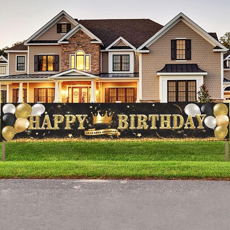 Birthday Party Banner Decoration Supply
