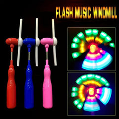 Musical Pinwheel Light LED And Musical Rainbow Rotating Pinwheel