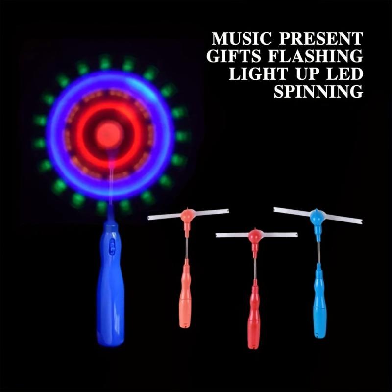Musical Pinwheel Light LED And Musical Rainbow Rotating Pinwheel