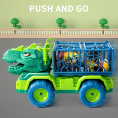 Jurassic Adventure Dino Set with Truck, Eggs & Play Mat