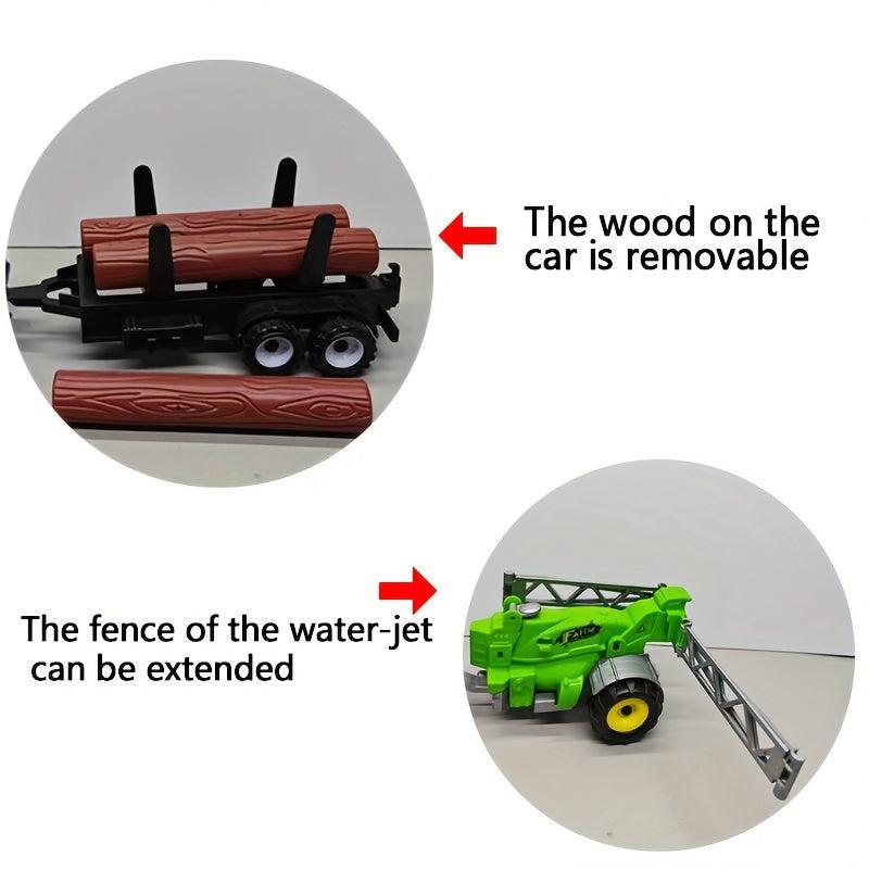 Simulation Farmer Inertial Toy Car Operation Car With Bucket