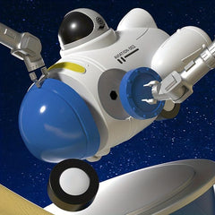 Space Toys Press Toy Car Spaceman Spaceship Pull Back Inertial Car