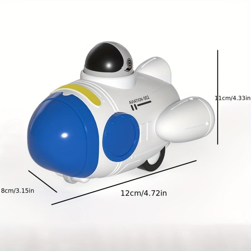 Space Toys Press Toy Car Spaceman Spaceship Pull Back Inertial Car