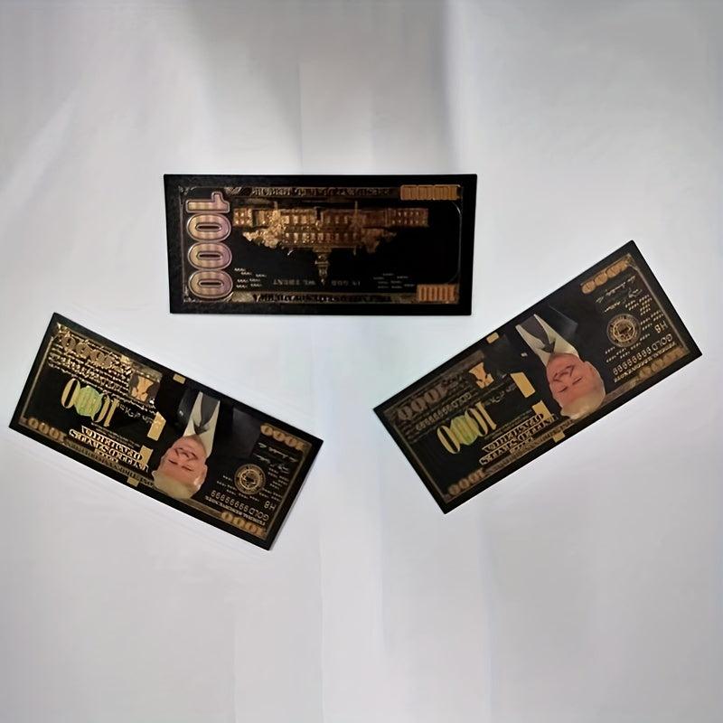 1000 Double Sided Banknote Collection & Foil Currency