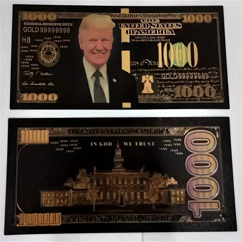 1000 Double Sided Banknote Collection & Foil Currency
