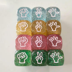 4pcs 20mm Drinking Dice Set for Fun Board Games