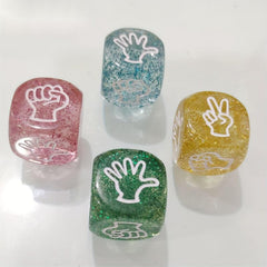 4pcs 20mm Drinking Dice Set for Fun Board Games