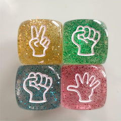4pcs 20mm Drinking Dice Set for Fun Board Games