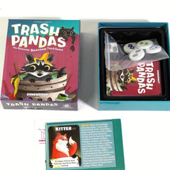 Trash Pandas Card Game The Raucous Raccoon Board Game