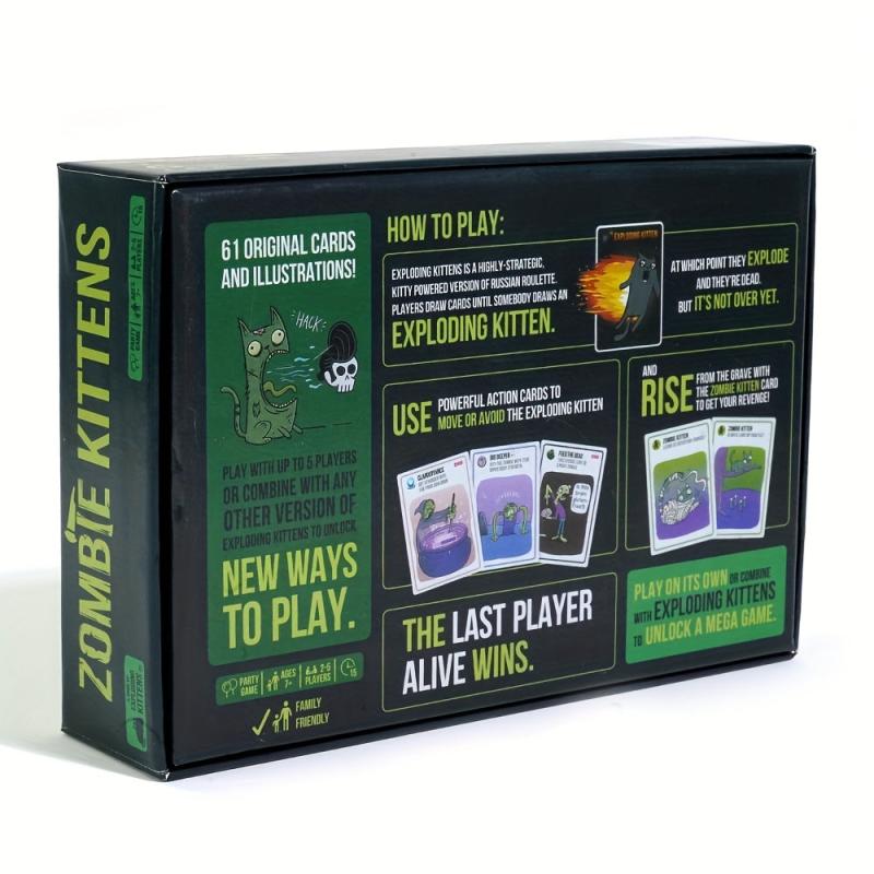 Exploding Kittens Card Game - Fun Family Game for Game Night - 2-5 Players