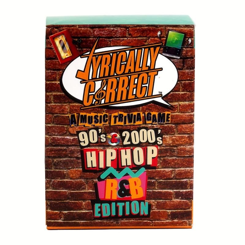 Hip Hop & R&B Music Trivia Card Game for Family Gatherings