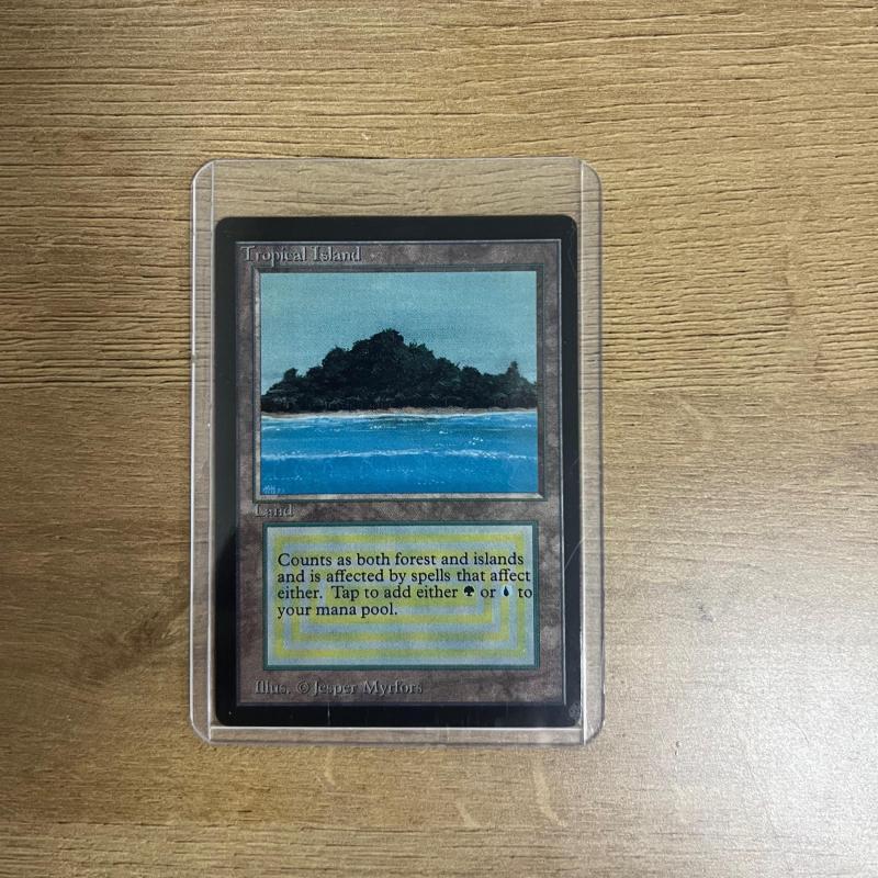 Magic Cards Tropical Island Game Collection Card