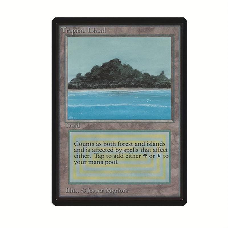 Magic Cards Tropical Island Game Collection Card