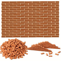 100pcs Mini Model Brick Block Dollhouse Toy Accessories
