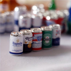 5pcs 1:12 Dollhouse Mini Soda Beer Can Easy Pull Can DIY Food