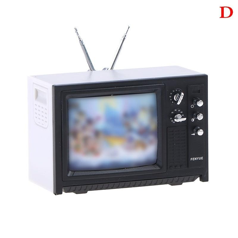 1:12 Dollhouse Mini TV Ornaments Small Household Appliances