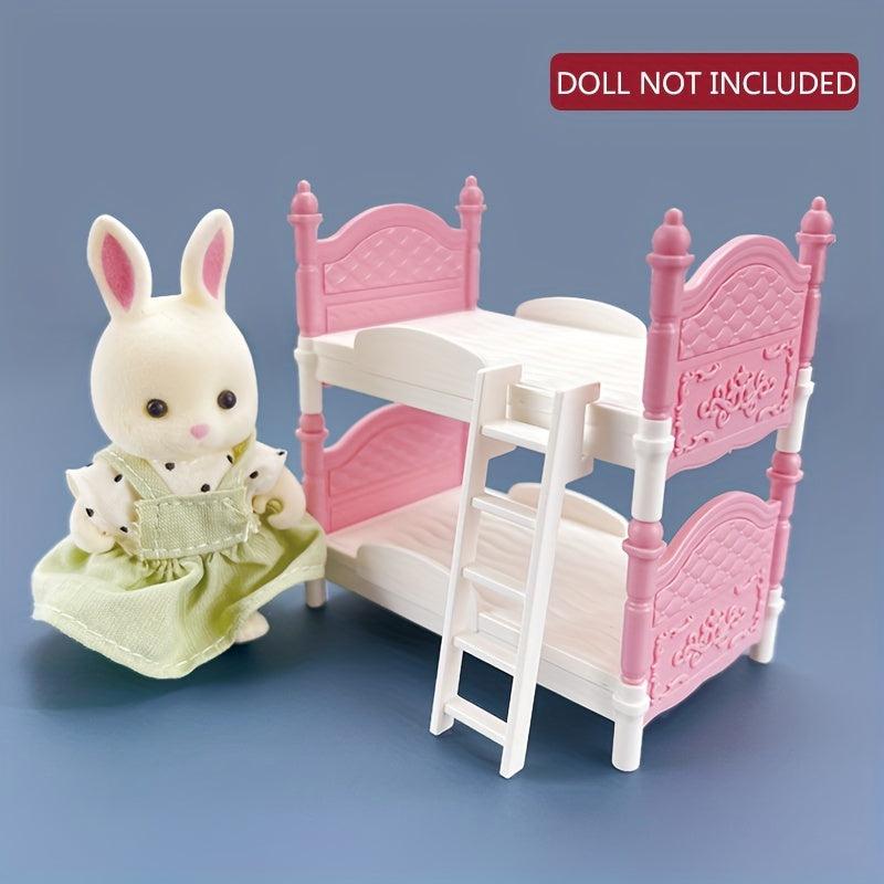 Dream Bedroom Dollhouse Bunk Bed Model
