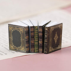 9pcs 1:12 Dollhouse Book Scene Model Toys For Children