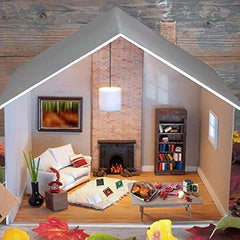 24pcs Mini Books Doll House Decoration Accessory Set 1:12 Scale Various Models