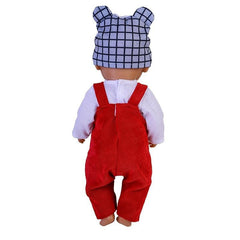 18'' Doll Clothes Bib Hat Girl Clothes Christmas Gift Holiday Not Included Doll
