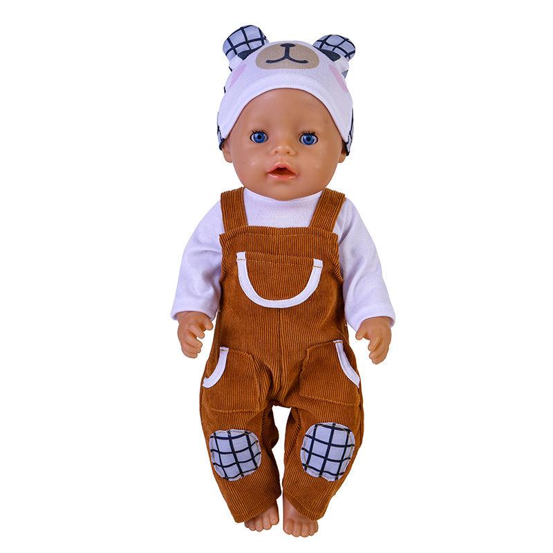 18'' Doll Clothes Bib Hat Girl Clothes Christmas Gift Holiday Not Included Doll