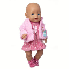 Pink Dress Doll Clothes Fit 17in Doll - Doll Not Included