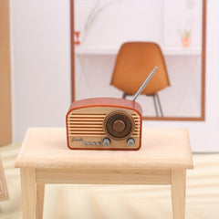1:12 Dollhouse Mini Radio Model DIY Toy