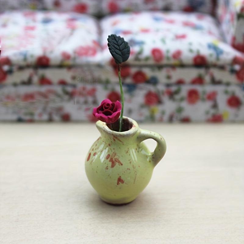 1:12 Ceramic Vase Dollhouse DIY Decor
