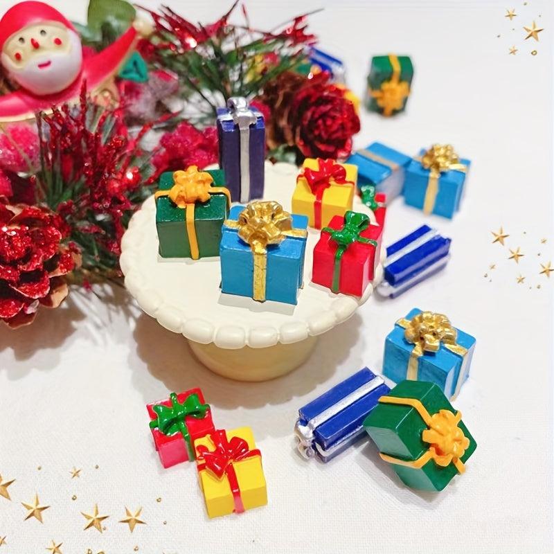 5pcs Mini Gift Boxes Colorful Ornaments Doll House Accessories