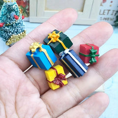 5pcs Mini Gift Boxes Colorful Ornaments Doll House Accessories