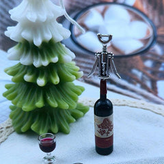 Mini Red Wine Bottle Opener for Dollhouse