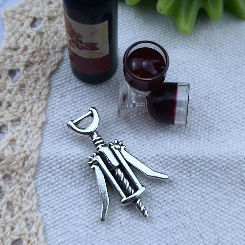 Mini Red Wine Bottle Opener for Dollhouse