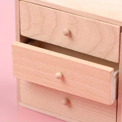1:12 Dollhouse Wood Display Cabinet Storage Showcase Model