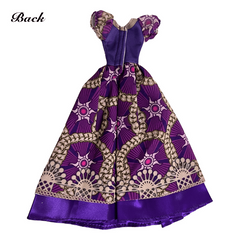 Forest Doll Princess Noble Dress Purple Magic Dress for 1/6 Doll