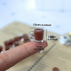 1:12 Dollhouse Mini Coffee Cup Drink Model Toy