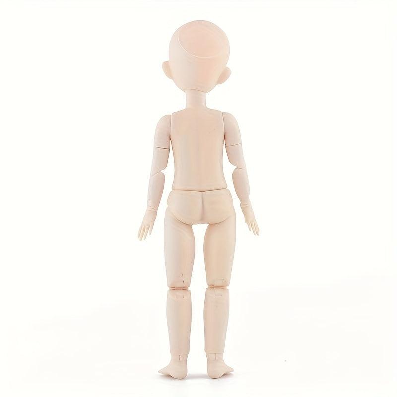28cm BJD Doll Make up Open Eye Muscle 22 Joint Voxel Head