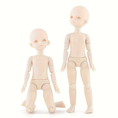 28cm BJD Doll Make up Open Eye Muscle 22 Joint Voxel Head