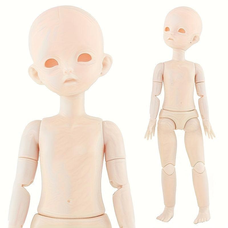 28cm BJD Doll Make up Open Eye Muscle 22 Joint Voxel Head