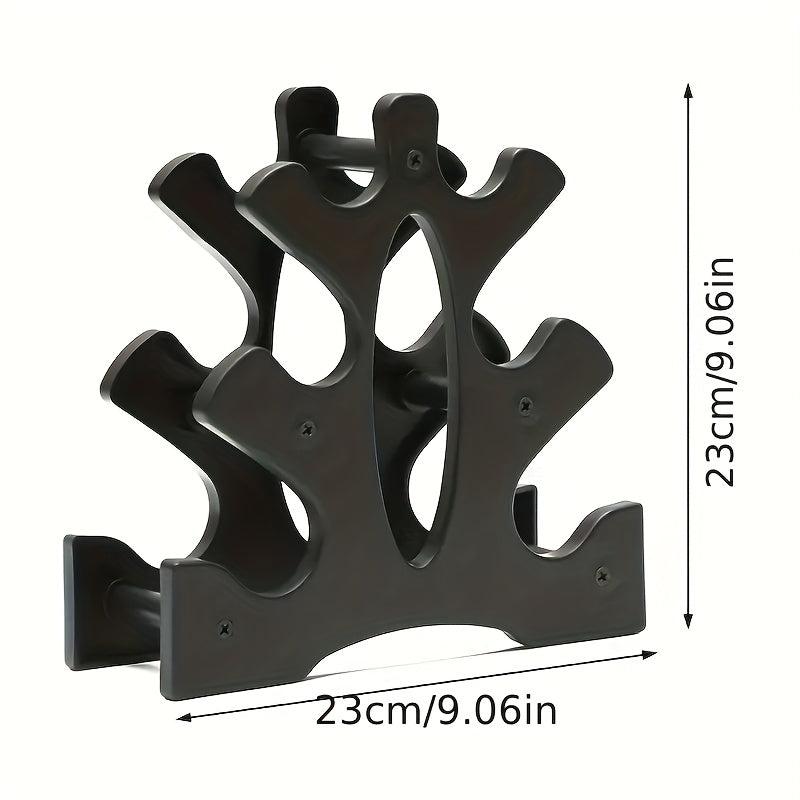 3-Layer Dumbbell Storage Rack for Home Office Gym