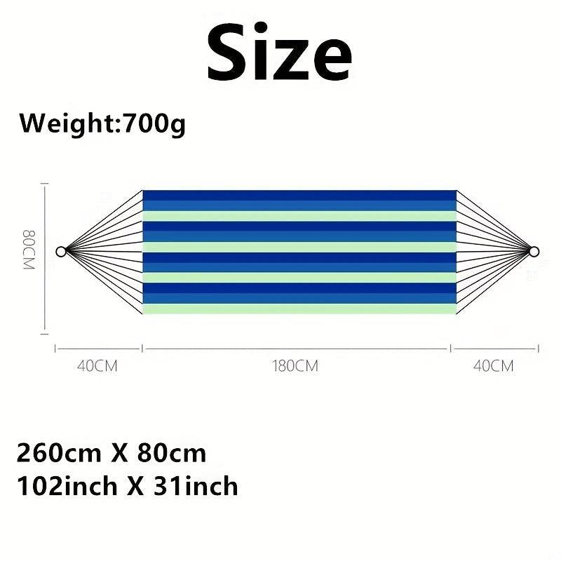 Portable Summer Beach Camping Hammock 400lbs Capacity Travel Bag Outdoor Indoor