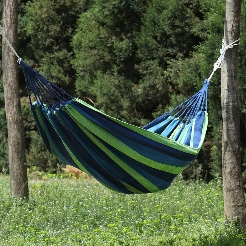 Portable Summer Beach Camping Hammock 400lbs Capacity Travel Bag Outdoor Indoor