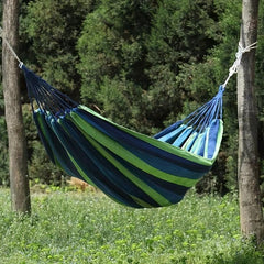 Portable Summer Beach Camping Hammock 400lbs Capacity Travel Bag Outdoor Indoor